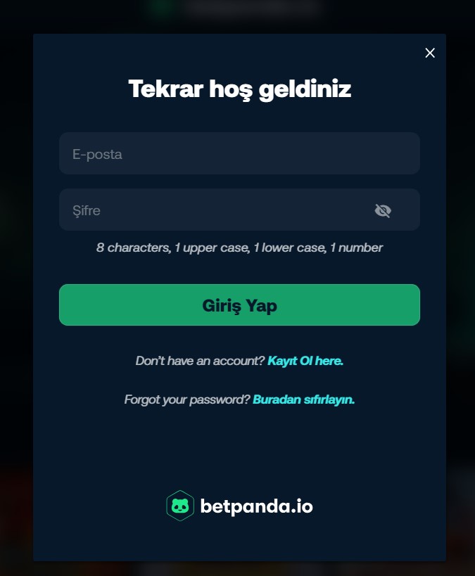 Betpanda Giriş Sayfası