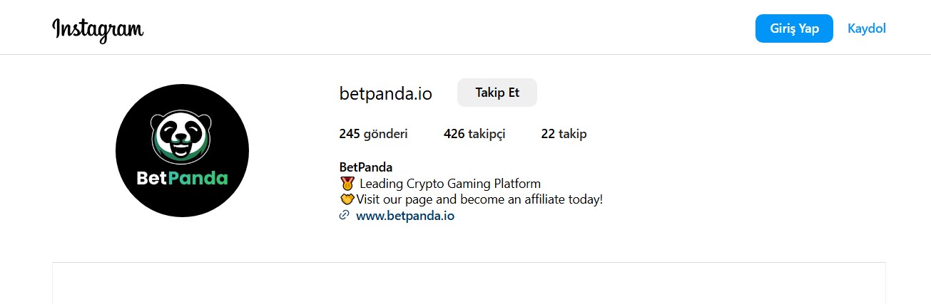 Betpanda Instagram